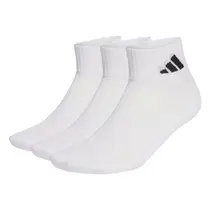 Kit 3 Pares Meia Adidas Soquete Cushioned Cano Curto Unissex