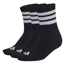 Kit 3 Pares Meia Adidas 3 Listras Cano Médio Unissex