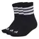 Kit 3 Pares Meia Adidas 3 Listras Cano Médio Unissex