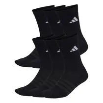 Kit 6 Pares Meia Adidas Acolchoadas Cano Alto Unissex