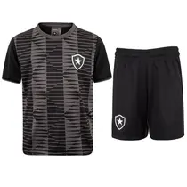 Kit Botafogo Camisa + Short Braziline Mini Craque Infantil