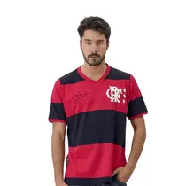 Camisa Flamengo Braziline Libertadores 81 Zico Masculina