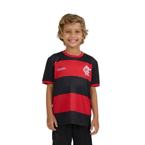 Camisa Flamengo Braziline Emoção 86 Infantil