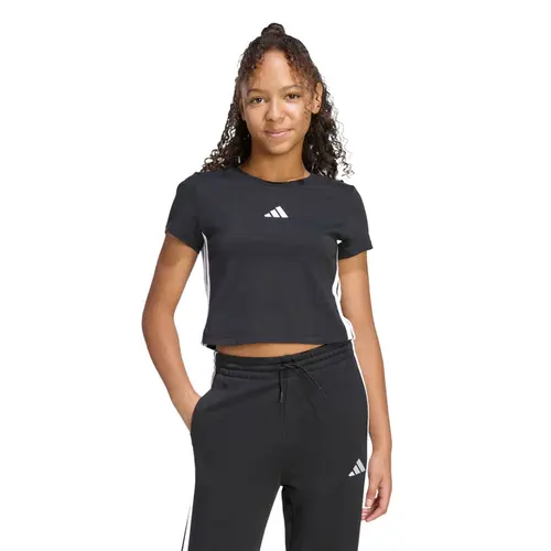 Camiseta Cropped Adidas Essentials Girls Infantil