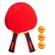Kit Tênis de Mesa Poker Star 2 Raquetes + 3 Bolinhas + Rede Retrátil Ping Pong