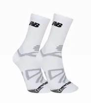 Kit 2 Pares Meia de Corrida New Balance Performance Cano Médio Poliamida Unissex