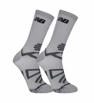 Kit 2 Pares Meia de Corrida New Balance Performance Cano Médio Poliamida Unissex