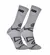 Kit 2 Pares Meia de Corrida New Balance Performance Cano Médio Poliamida Unissex