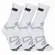 Kit 3 Pares Meia de Corrida New Balance Performance Cano Médio Poliamida Unissex