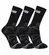 Kit 3 Pares Meia de Corrida New Balance Performance Cano Médio Poliamida Unissex