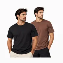 Kit 2 Camisetas de Algodão Egípcio Courovest Sport Masculina